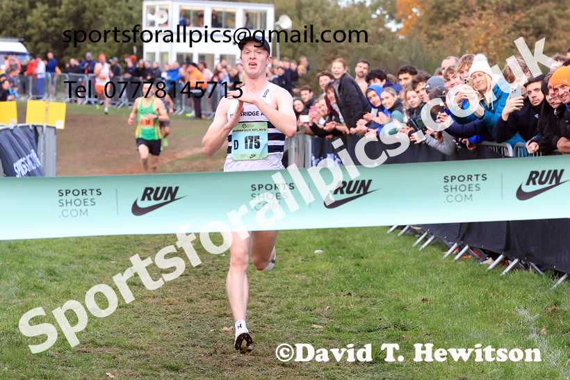 Senior Mens 2025 National Cross Country Relays, Berry Hill Park, Mansfield. Photo: David T. Hewitson/Sports for All Pics
